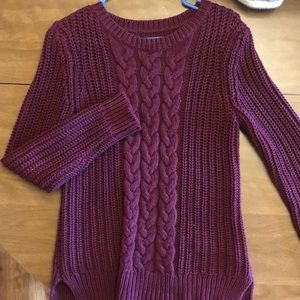 Burgundy Sweater